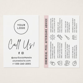 Logotipo personalizado Qualquer placa de cuidados