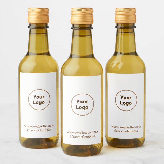 Logotipo personalizado simples e elegante aqui na  (Garrafas)