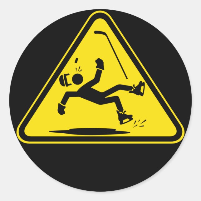 Logotipo Piso Mojado no adesivo preto (Frente)