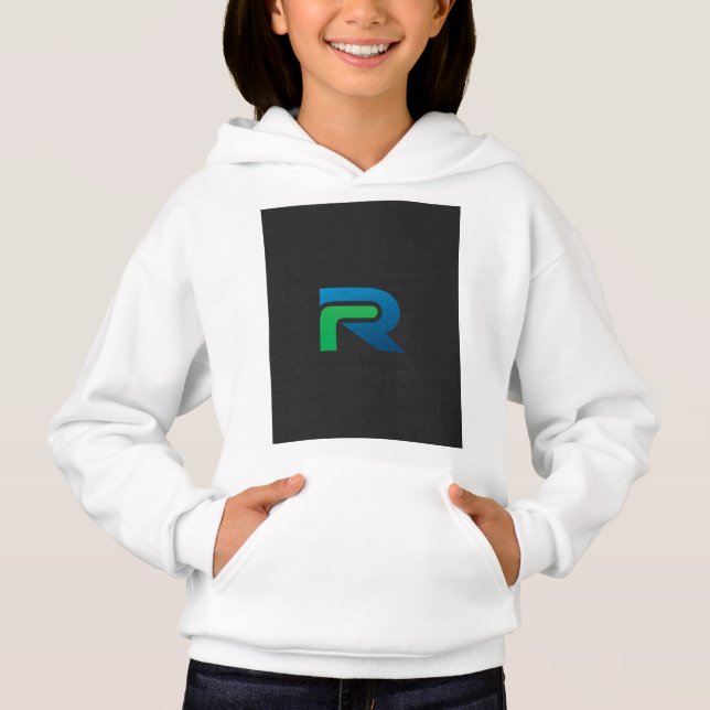 logotipo preto e verde com a letra r (Frente)
