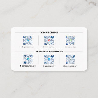 Logotipo primário QSI - Cartões de visitas