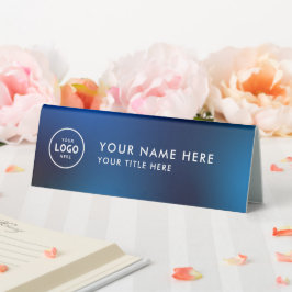 Logotipo profissional de tendência Nome da mesa