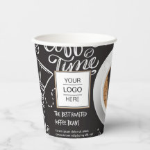 Logotipo pronto para uso personalizado marca Café 