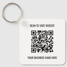 Logotipo QR Código Chaveiro