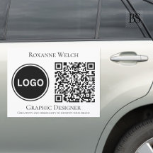 Logotipo redondo Código QR Empresa grande