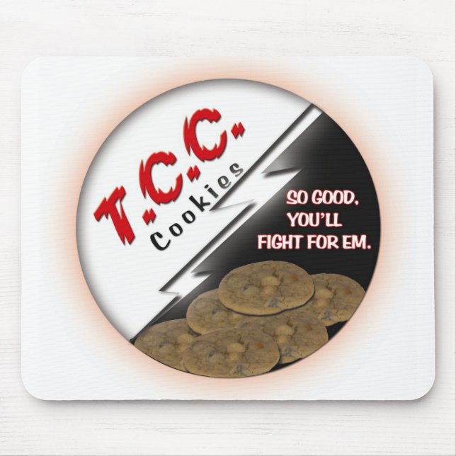 Logotipo redondo Mousepad do TCC (Frente)