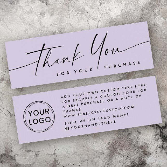 Logotipo roxo de script manuscrito obrigado inseri (Handwritten script logo purple thank you insert)