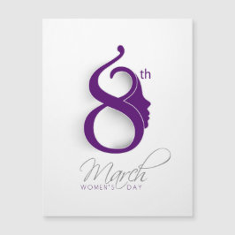 Logotipo Roxo do Dia Internacional da Mulher