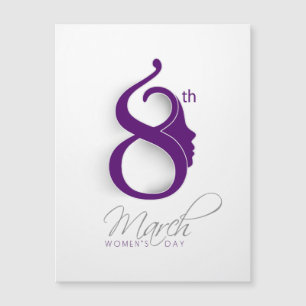 Logotipo Roxo do Dia Internacional da Mulher