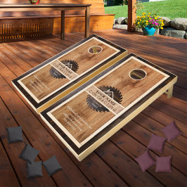 Logotipo Rustic Wood Tone Contratante