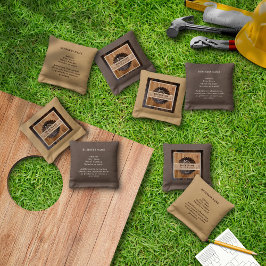 Logotipo Rustic Wood Tone Contratante