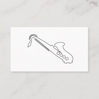 Logotipo Saxofone - Cartão de visita