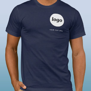 Logotipo simples e texto Camisa comercial