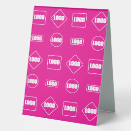 Logotipo simples Mínimo rosa para Empresas