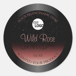 Logotipo suave de brilho das etiquetas do produto 