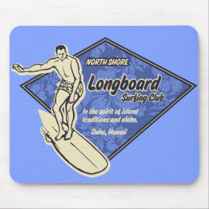 Logotipo surfando Mousepad do clube