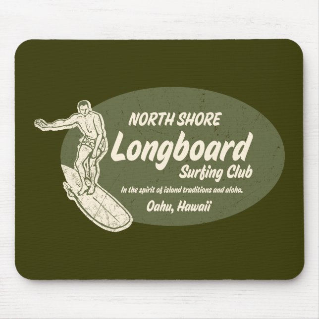 Logotipo surfando Mousepad do clube (Frente)