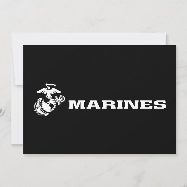 Logotipo USMC - Branco (Frente)
