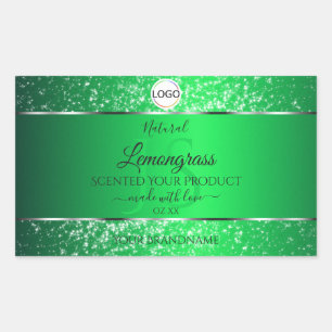 Logotipo Verde Emerald Inicializa Etiquetas de Pro