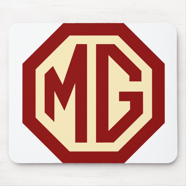 Logotipo vermelho e Dourado Mousepad de MG (Frente)