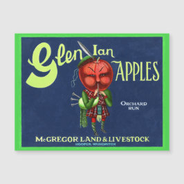Logotipo Vintage Glen Ian Apple, Hooper, Washingto
