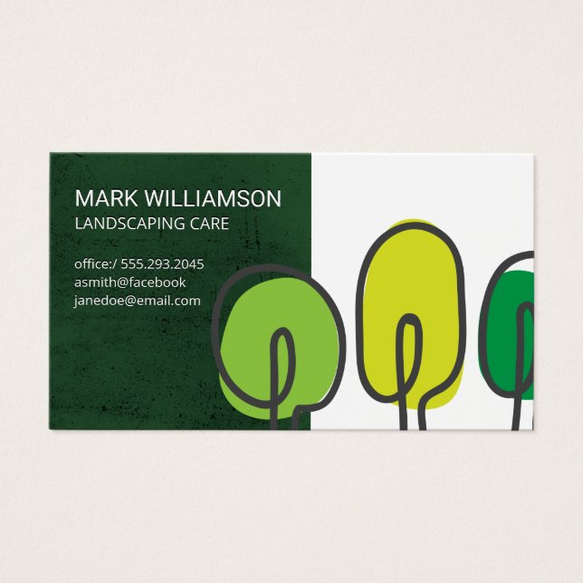 Logotipos em árvore | Paisagismo (Frente)