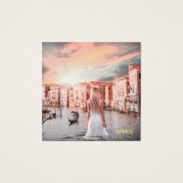 Loira Em Veneza Romântica