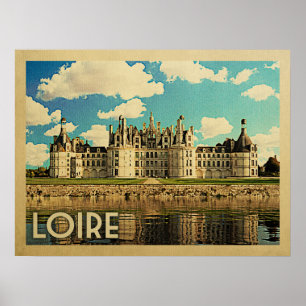 Loire France Poster Vintage - Chateau Chambord
