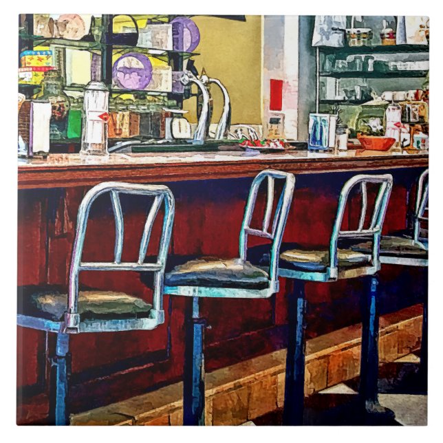 Loja De Doces Com Fonte De Soda (Frente)