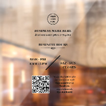 Loja de Logotipo de Negócios Personalizados Horári