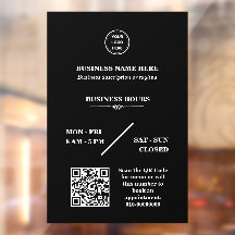 Loja de Logotipo Empresarial Personalizado Horário