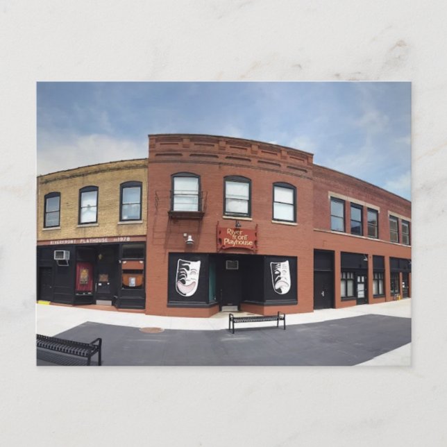 loja frente no cartão postal (Frente)