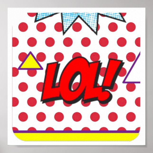LOL Pop Art Poster (Frente)