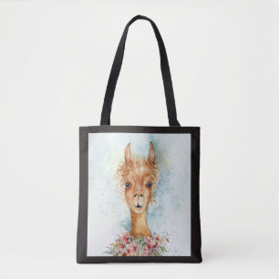 Lola, Llama Tote Bag