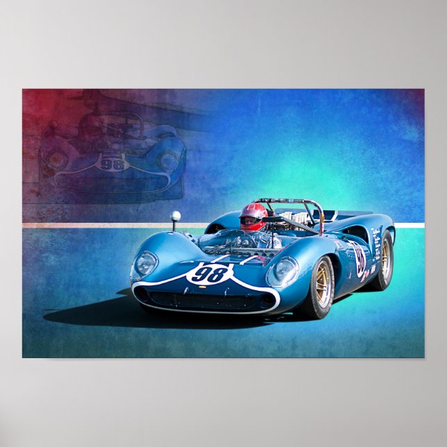Lola T70 Poster (Frente)
