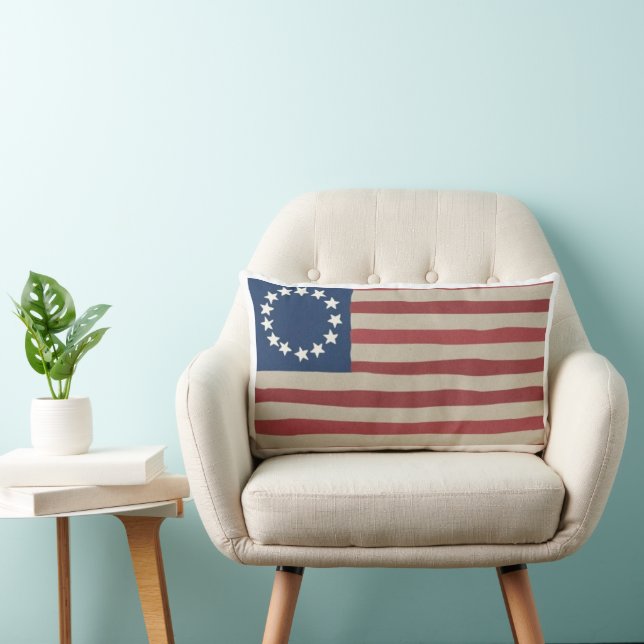 Lombar almofada da bandeira betsy ross (Cadeira)