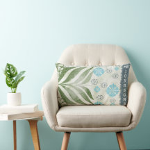 Almofada de Acento de Nome de Família de Folha Ele