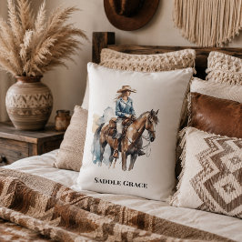 Lombar Almofada de Acento Western Cowgirl Grace