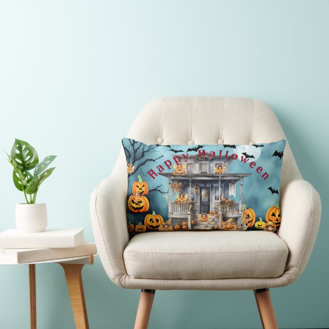 Lombar Almofada de Halloween (Cadeira)