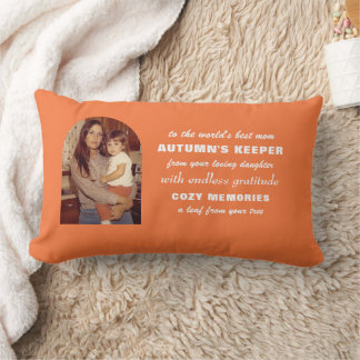 Lombar Almofada de lançamento de foto personalizada, famí