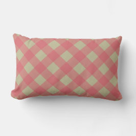 Lombar Almofada de lançamento de gingham macio – Xadrez a