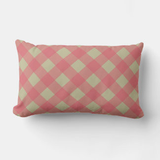 Lombar Almofada de lançamento de gingham macio – Xadrez a
