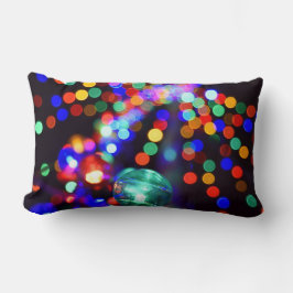 Lombar Almofada de lançamento de luzes de férias Bokeh
