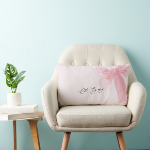 Lombar Almofada de lançamento Rosa Bebê Oh Baby em Aquare