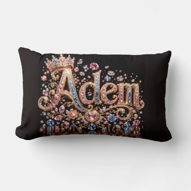 Lombar Almofada Decorativa Adam Coroa (Frente)
