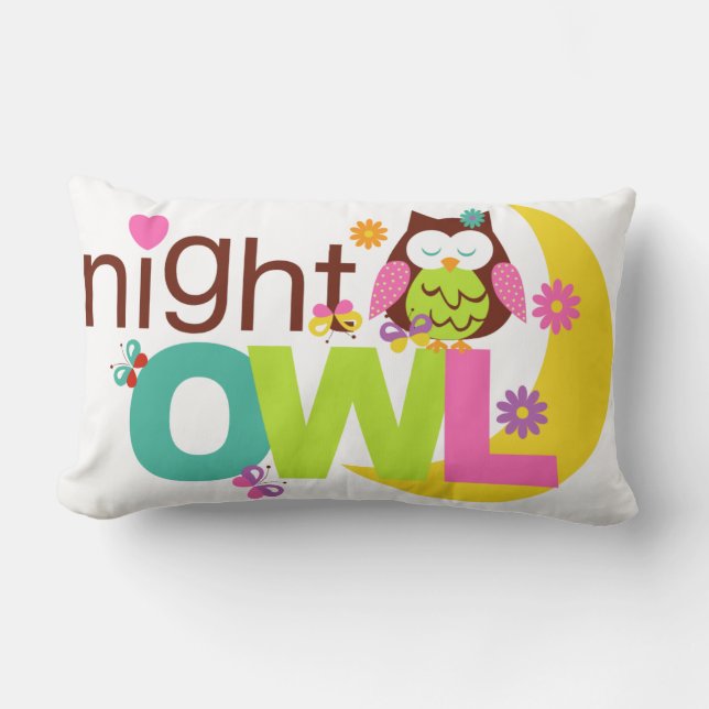 Lombar Almofada Night Owl (Frente)