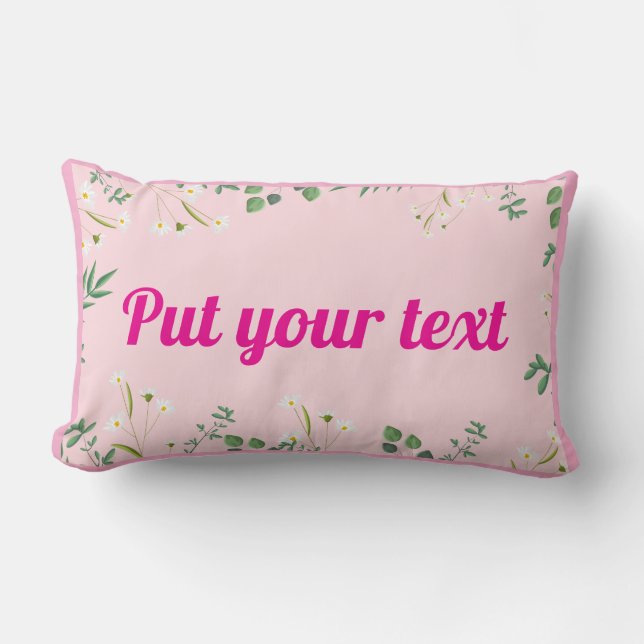 Lombar Almofada Personalizada para Casa e Quarto (Frente)