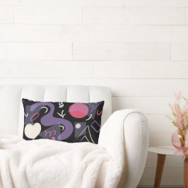 Lombar Almofada retrógrada, retangular, colorida, confort