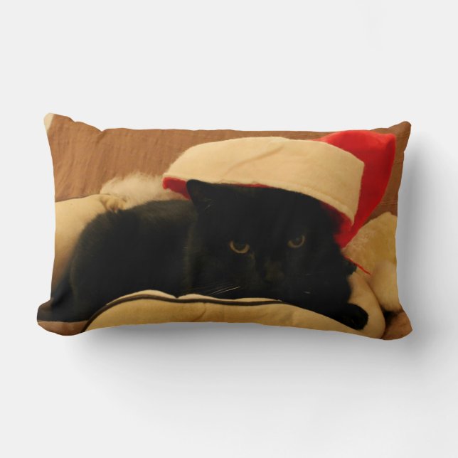 Lombar Almofada Sam o Gato edição Natal (Frente)