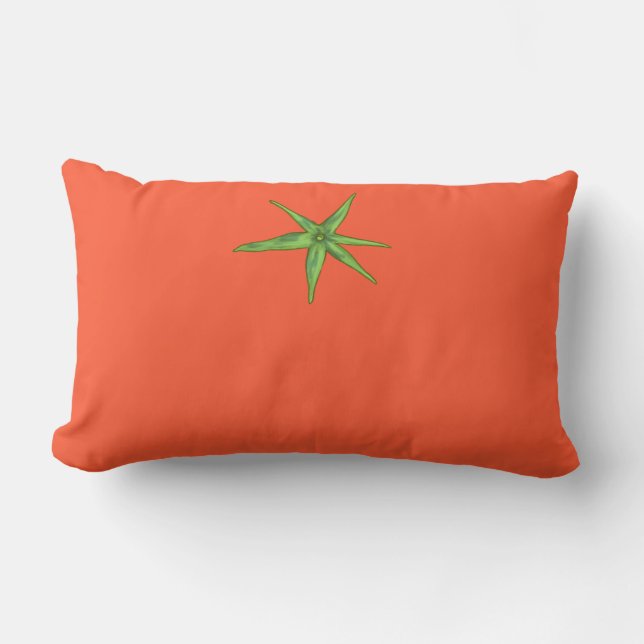 Lombar Decoração de Almofada de Tomate, Tomate Minimalist (Frente)